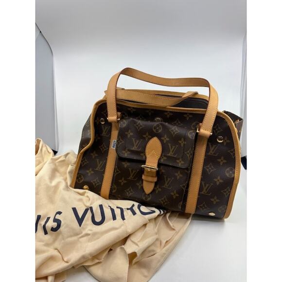 Authentic Louis Vuitton Monogram Sac Baxter PM Pet Dual Handle Carrier Bag - Picture 5 of 14
